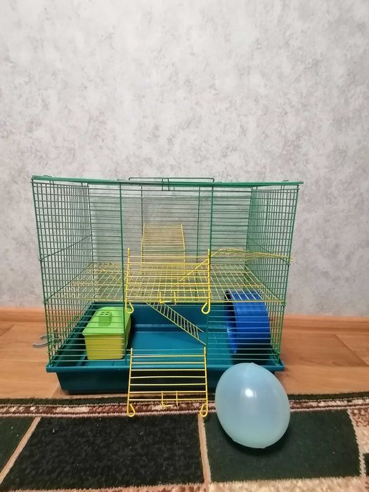 Хом'яча клітка 2 етажна