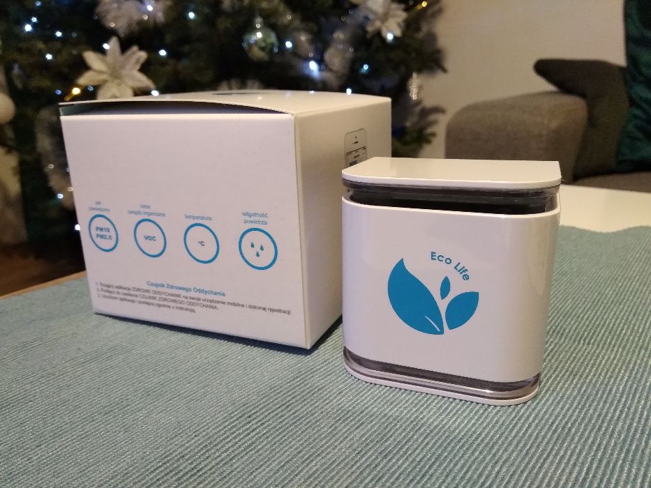 Ecolife Airsensor - miernik jakości powietrza, nowy, nieużywany