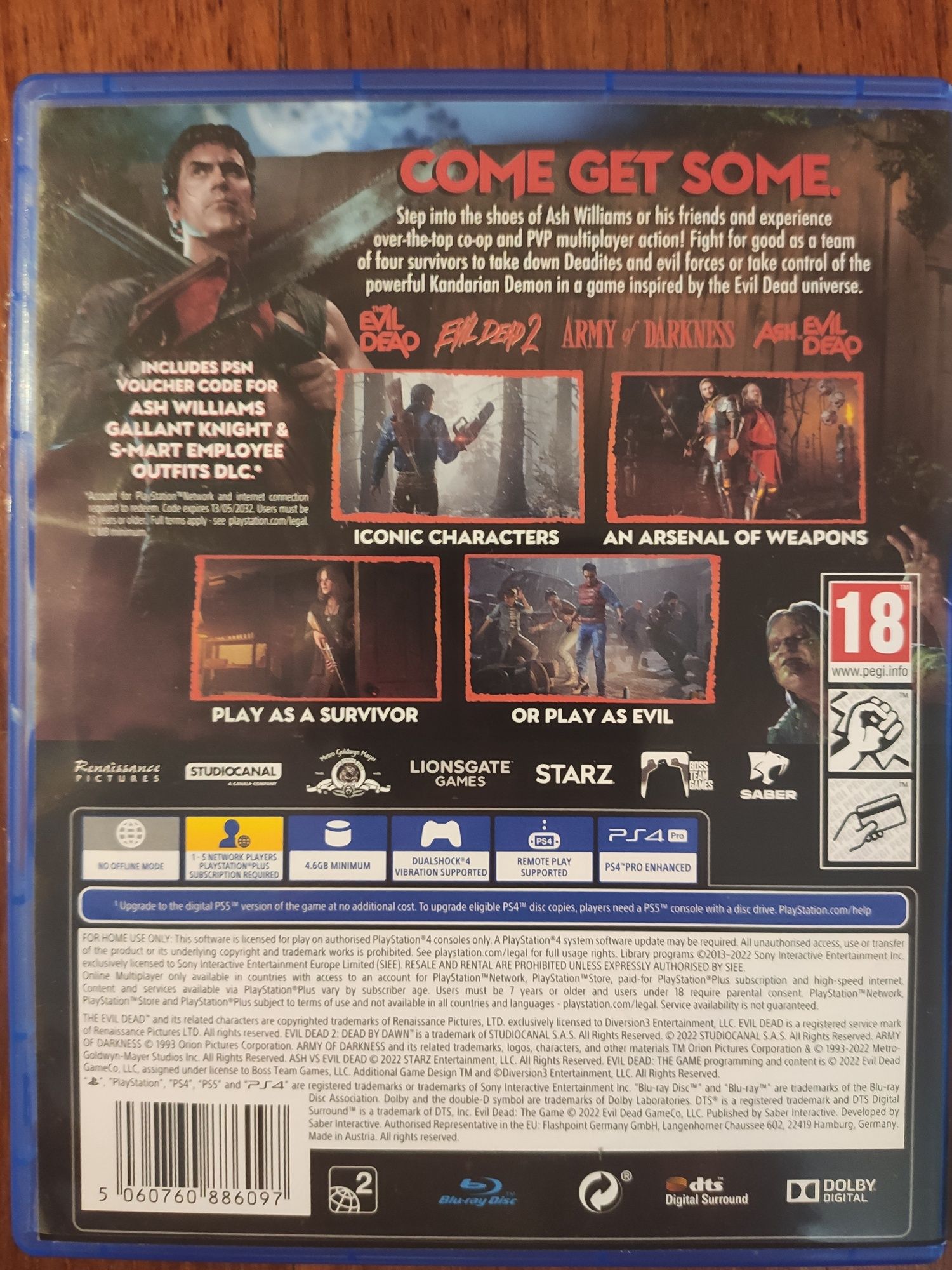 Evil Dead: The Game, PlayStation 4 