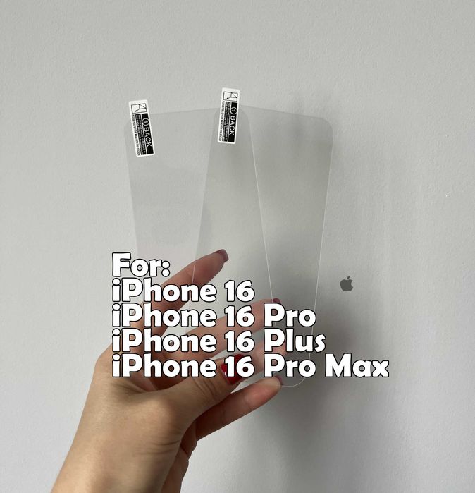 Захисне скло для iPhone 16 Pro Max / 16 Plus 9H Transparent стекло 3D