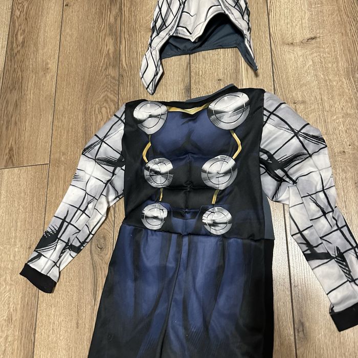 Stroj Thora bal przebierancow 110 116  karnawalowy Thor