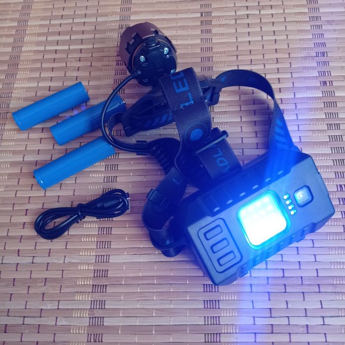 Ліхтар налобний  BL-А50-TG  3 акума power bank