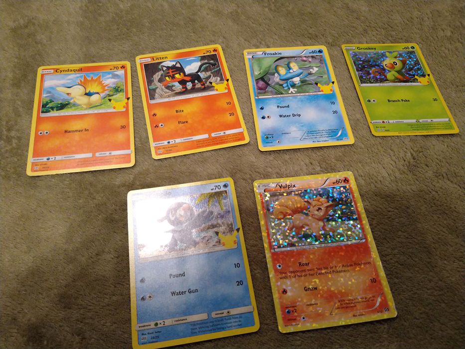 Karty Pokemon z Mc Donald