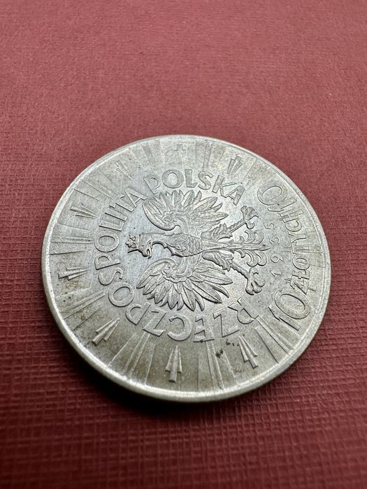 10 złotych 1935 Józef Piłsudski Super stan!!!