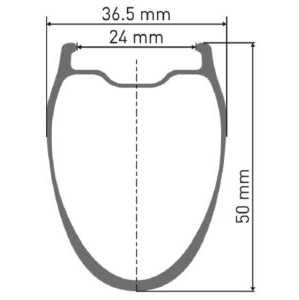 Komplet kół DT Swiss GRC 1400 Carbon 700C CL 50mm 12x100/142mm