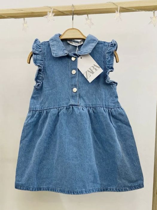 Дитячий джинсовий сарафан Zara