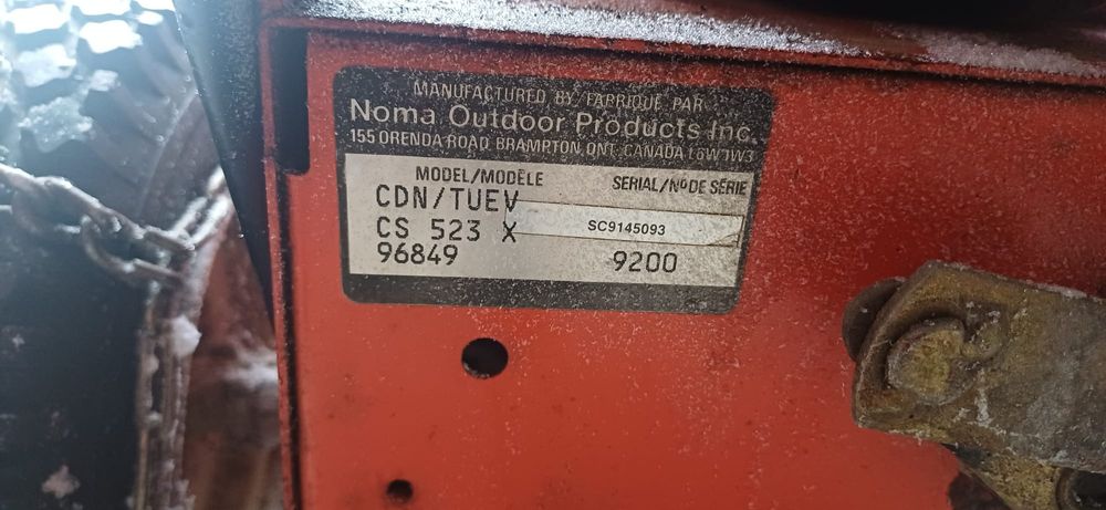 Sprzedam odśnieżarkę