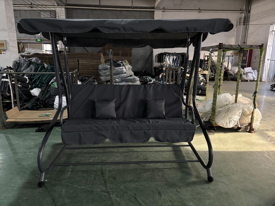 Садова трьохмістна гойдалка GARDEN LINE VENERA.Качеля садова розкладна