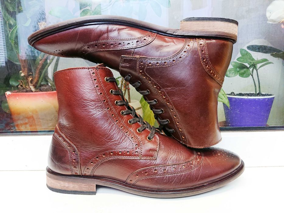 Кожаные стильные  качественные ботинки " ASOS " ОРИГИНАЛ  44 р