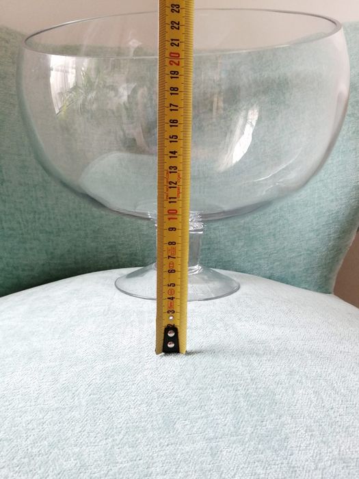 Peça de decoração em vidro