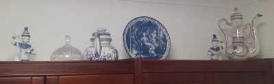 Decoração de porcelana