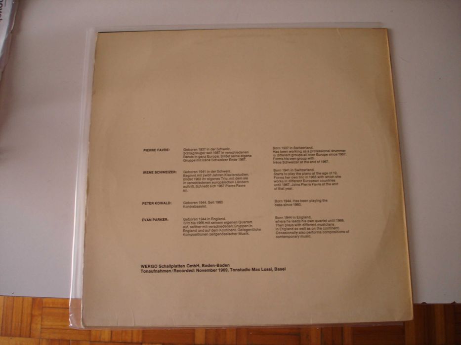 Pierre Favre Quartett