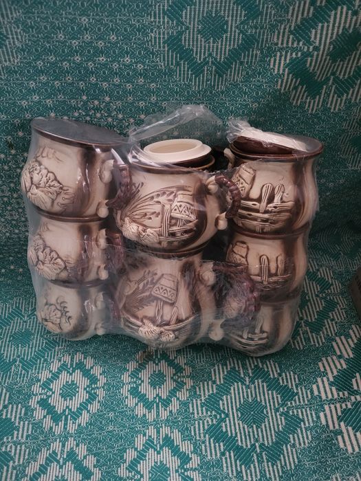 Глиняний чайний набір