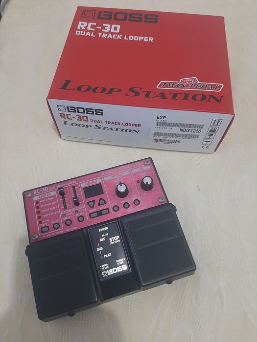 Pedaleira loop station boss RC 30
