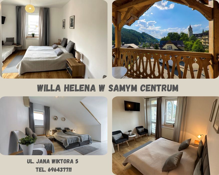 Kameralna willa w samym centrum Szczawnicy  ul. Jana Wiktora 5