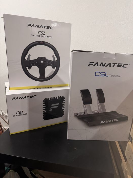 Fanatec CSL DD QR2 + suporte GT Omega Apex