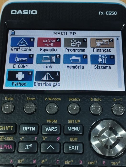 Calculadora Gráfica Casio fx-cg50 Python