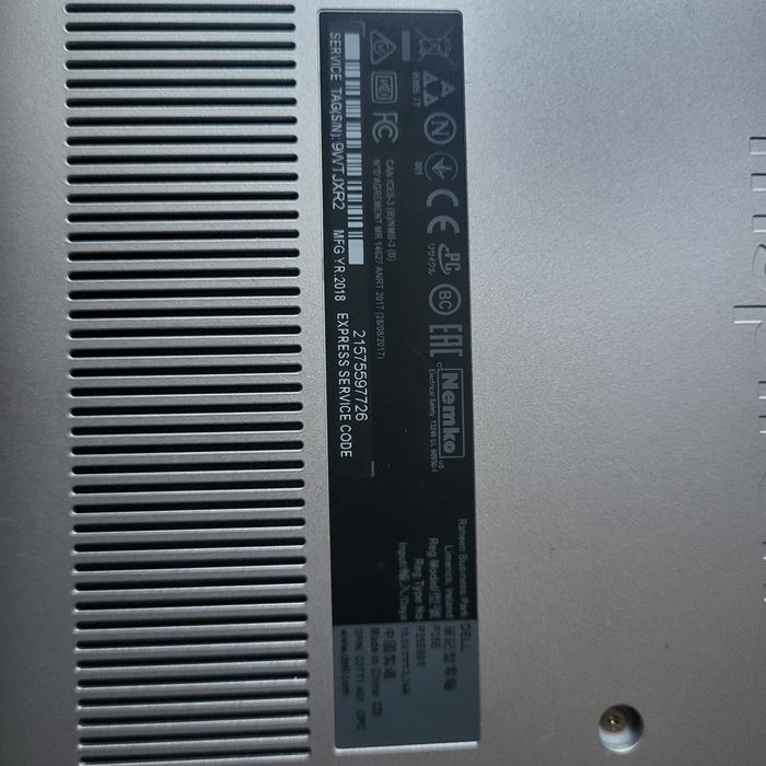 Laptop Dell P35E sprawny