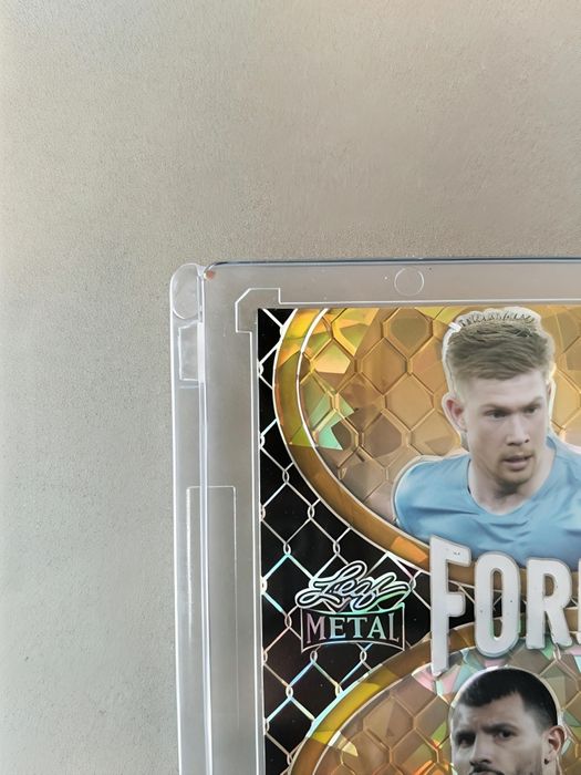 Carta Kevin De Bruyne e Agüero autografada 1/1