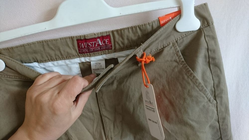 Spodnie męskie klasyczne na codzień  32/30 Chinosy Westace