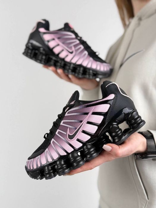 SALE! Nike Shox TL Black Pink 36 37 38 39 40 41 найк шокс тл рожеві