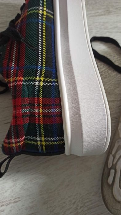 Sneakersy Svea- charlie blue check