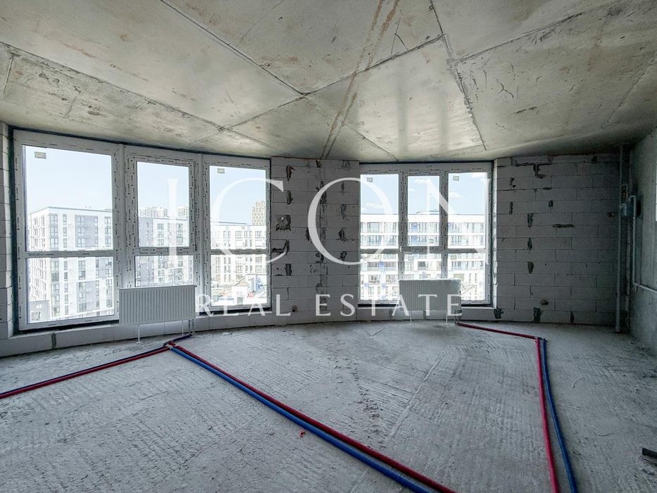 Продаж трьохкімнатної квартири з панорамними вікнами |86,4 м²| ЖК Riviera