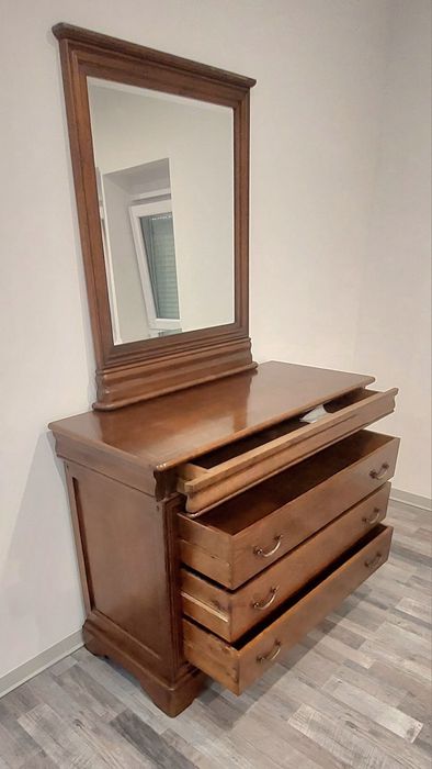 Cómoda com Espelho estilo Luis Filipe