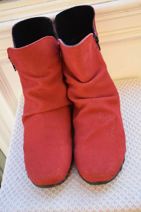 замшевые зимние ботинки полусапоги Bonprix р. 41 27 см