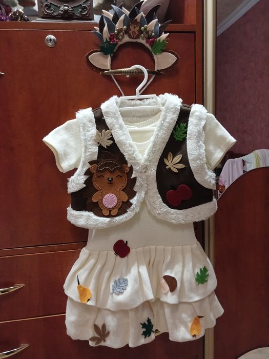 Костюм їжачка дівчинка