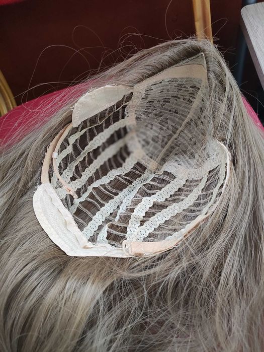 Peruka dla Kobiet Damska długie włosy ciemny blond Ombre kręcone brąz