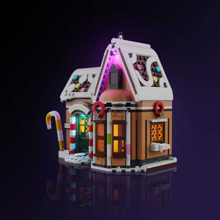 Light My Bricks Lego Creations Gingerbread House