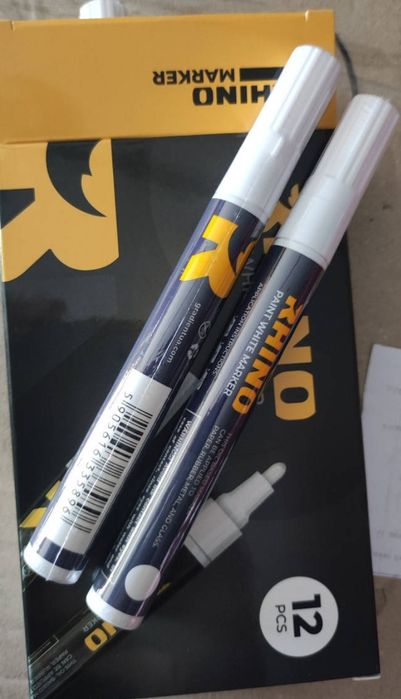 Маркер по металлу Белый (Оптом)