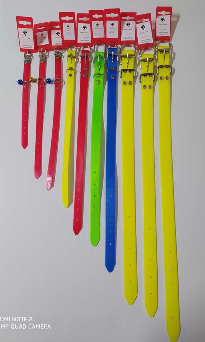 Coleiras e trelas para cães e gatos em TPU