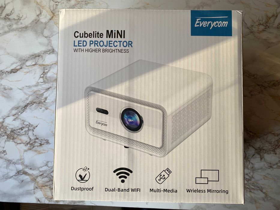 Проектор для ігор та кіно Everycom Cubelite MINI