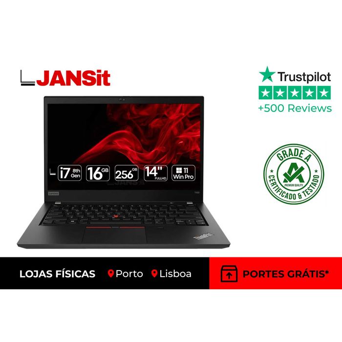 Lenovo ThinkPad T490 | i7-8665u | 16GB | SSD 256GB | 14″ FullHD