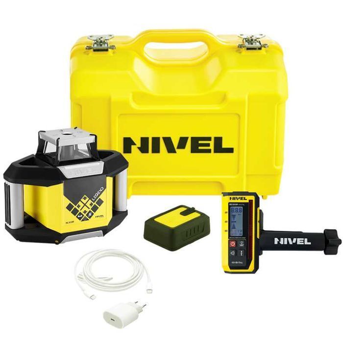 Niwelator laserowy NL320R Digital+Detektor cyfrowy RD300R Nivel System