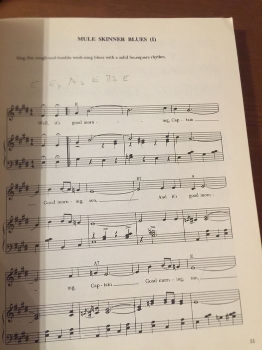 Livro de pautas folk blues - Jerry Silverman