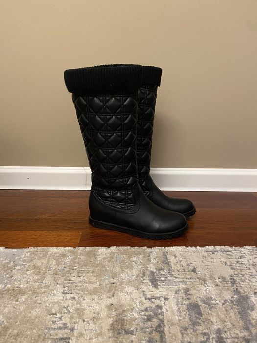Buty jesienno-zimowe czarne pikowane
