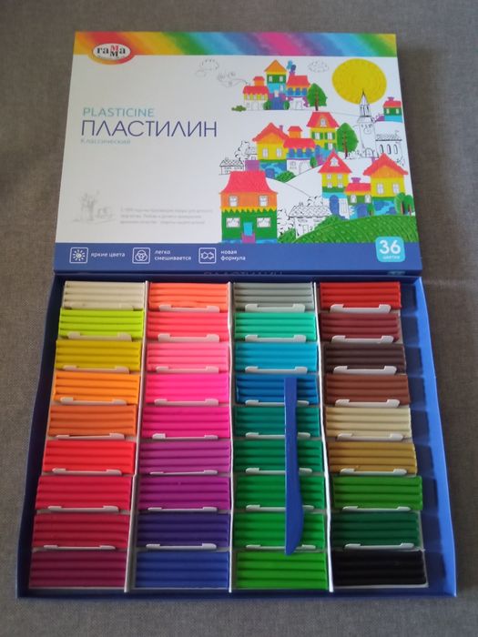 Пластилін  36 кольорів