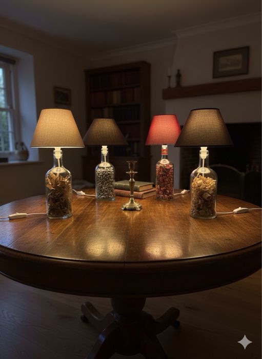 Candeeiro de mesa Garrafa de Whisky Grant’s