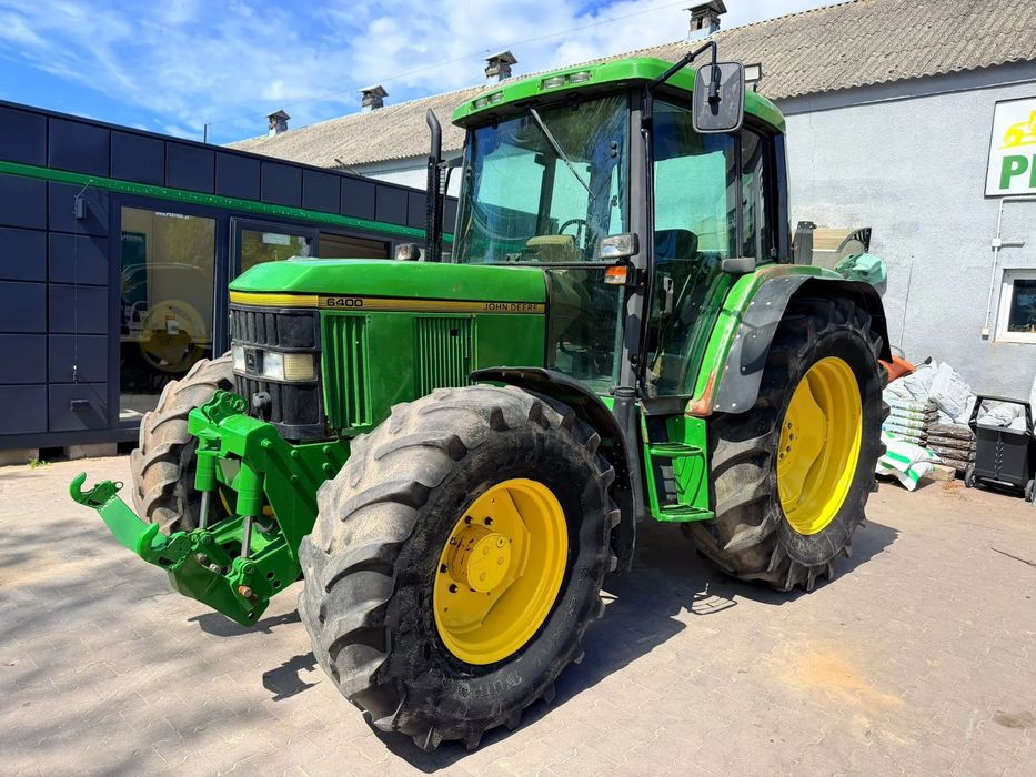 John Deere 6400  100 KM 4 cylindry turbo, pneumatyka, mechaniczny