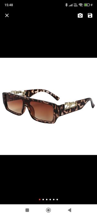 Hit okulary przeciwsłoneczne róż pantera unisex ochrona UV