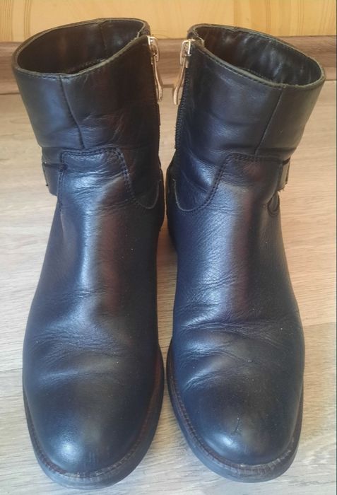 Кожаные козачки в идеальном состоянии