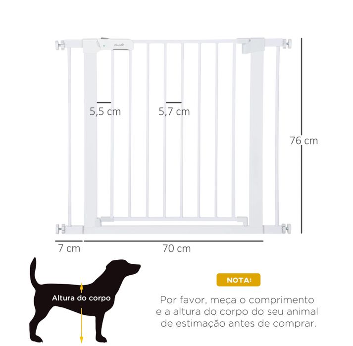 Barreira de seguranca para cão ou Crianca - PORTES GRÁTIS