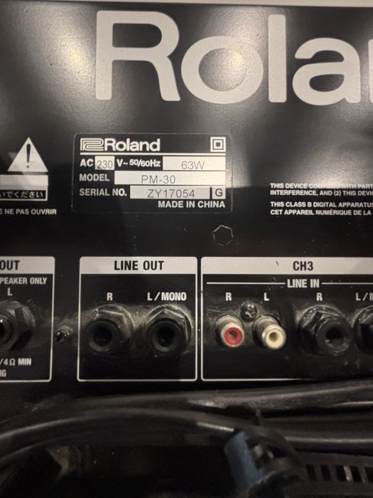 Roland PM-30 – monitor odsłuchowy do perkusji elektronicznej V-Drums