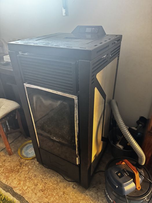 Salamandra a pelletes para aquecimento central