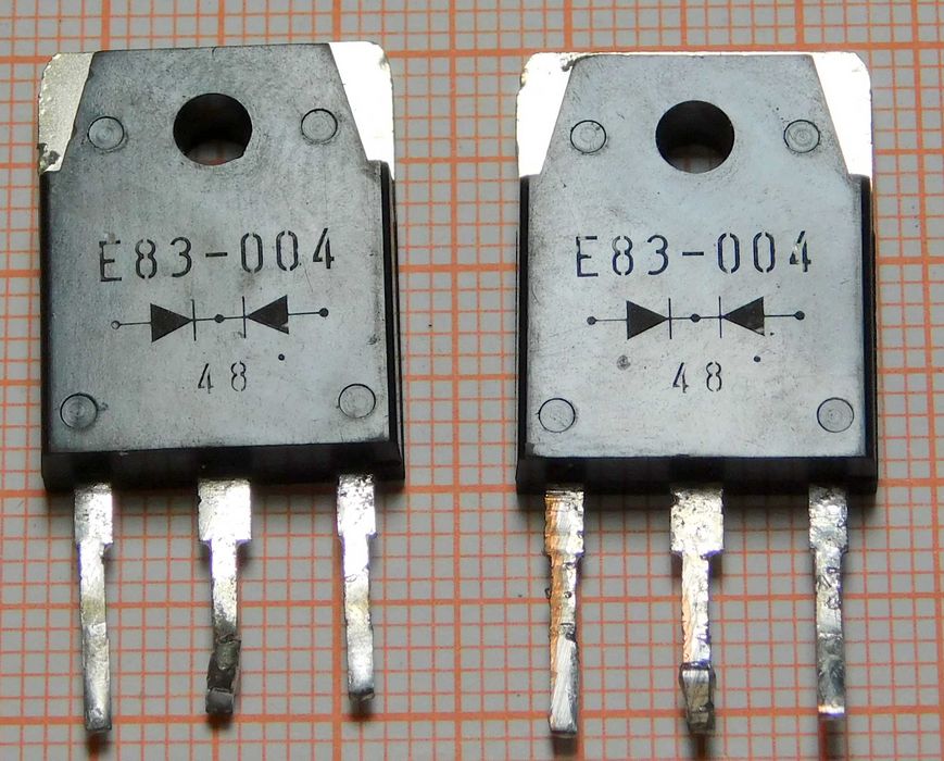 Podwójna dioda Schottky 30A 40V D83 004 [M1-AE] cena 2 sztuk