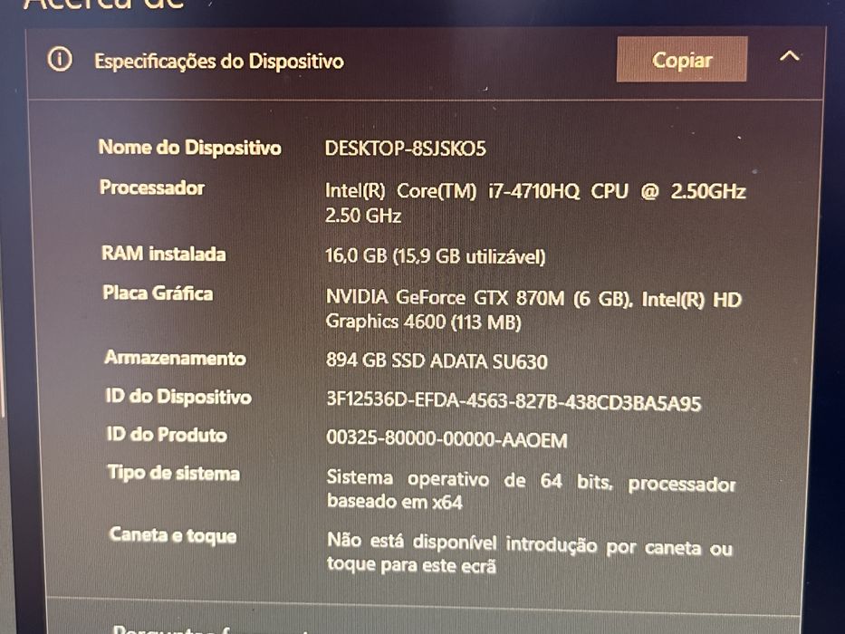 ASUS G750js SSD 1T RAM 16gb