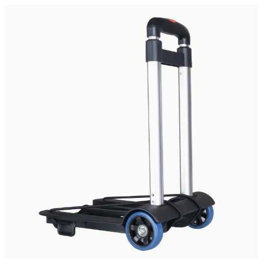 Складний візок для покупок телескопічною ручкою тачка тачянка алюміній